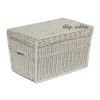 Sklep-wiklinowy | Kufer wiklinowy płaski biały .50 cm
